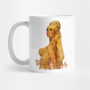 80s Greek Godess Vintage Beauty Girl Mug